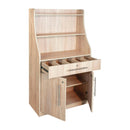 Kellnerstation in Eichenoptik