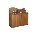 Coffee Station Walnut Finish