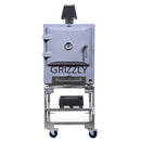 Grizzly Commercial Charcoal Oven and Smoker Grill Grey with Stand