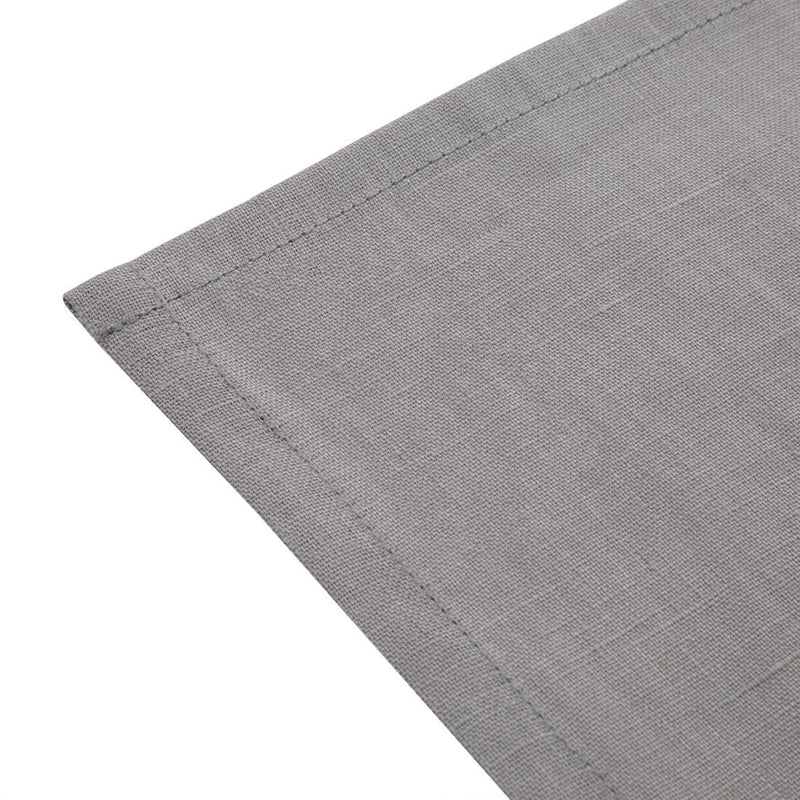 Olympia Linen Table Napkin Grey 400x400mm (Pack of 12)