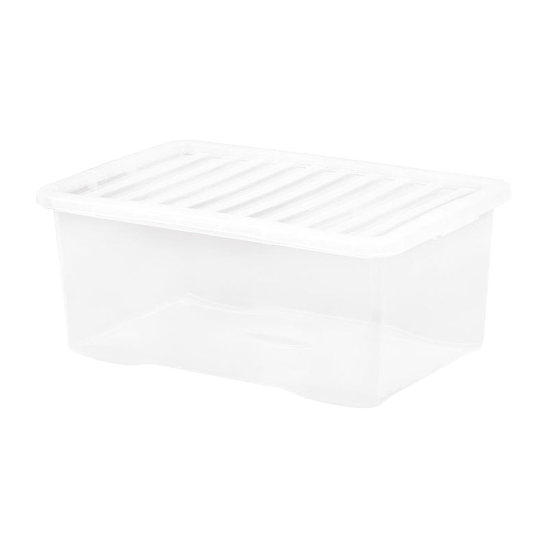 Wham Crystal Storage Box & Lid 45Ltr