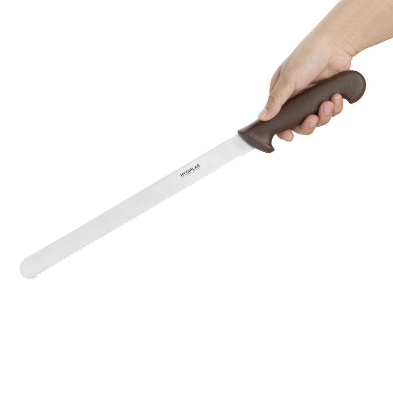 Hygiplas Slicer Serrated Brown 30.5cm