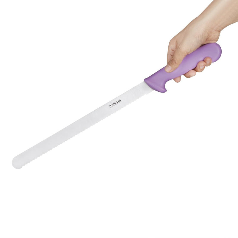 Hygiplas Slicer Serrated Purple 30.5cm