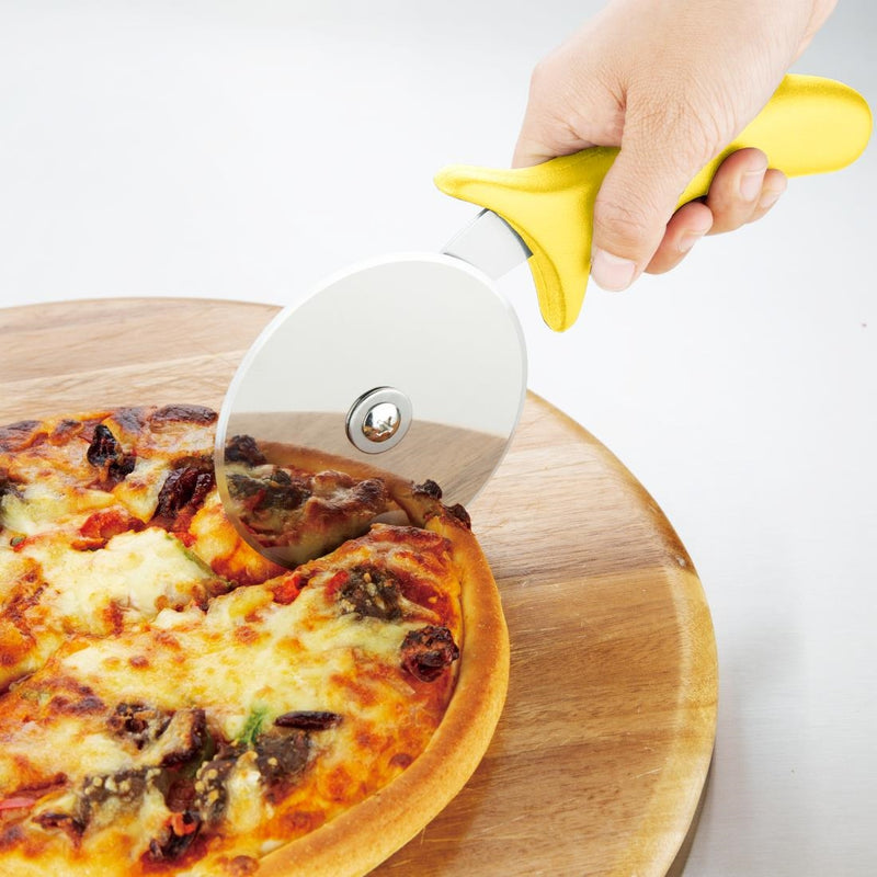 Hygiplas Pizza Wheel Yellow 4"