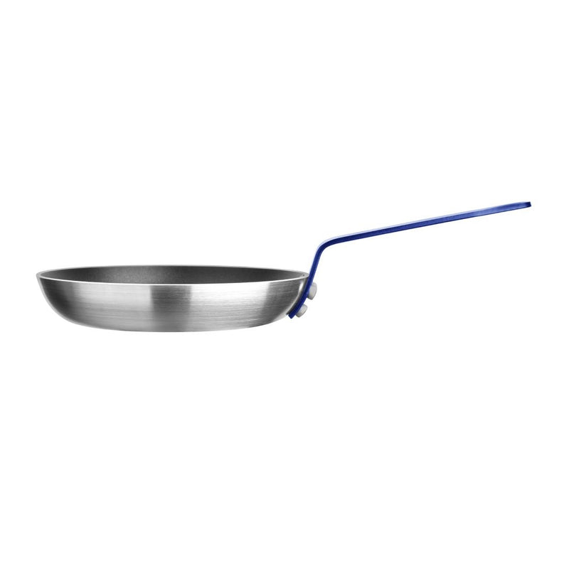 Hygiplas Non-Stick Teflon Aluminium Platinum Plus Frying Pan with Blue Handle 200mm