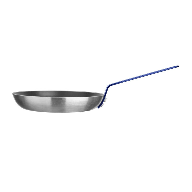 Hygiplas Non-Stick Teflon Aluminium Platinum Plus Frying Pan with Blue Handle 240mm