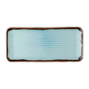Dudson Harvest  Organic Coupe Rectangular Platter Turquoise 246mm (Pack of 6)