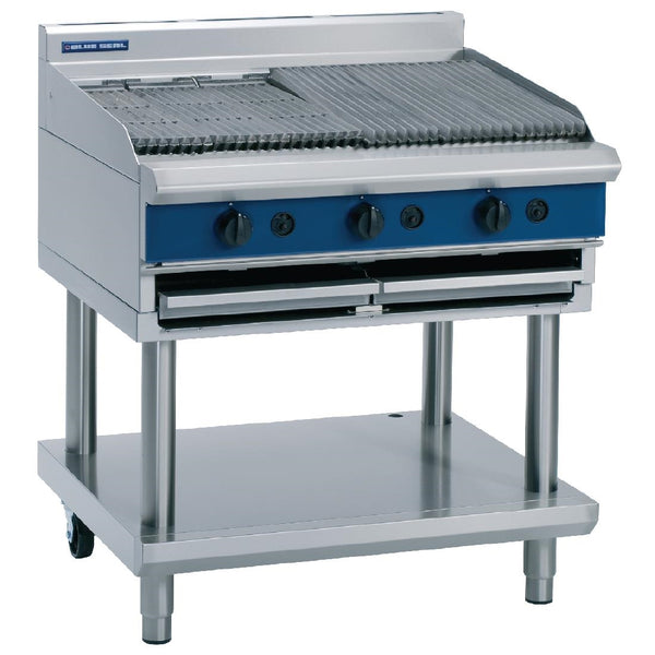 Blue Seal LPG Chargrill with Leg Stand G596-LS-LPG