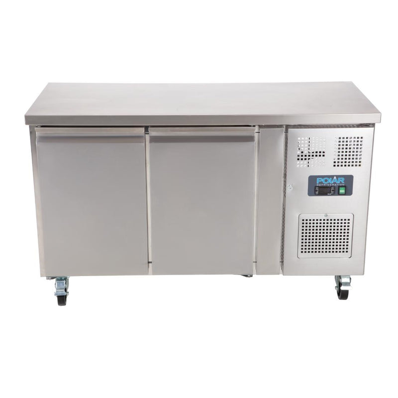 Polar U-Serie Doppeltür-Thekenkühlschrank 228Ltr