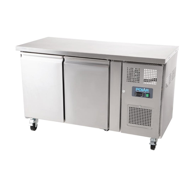 Polar U-Serie Doppeltür-Thekenkühlschrank 228Ltr