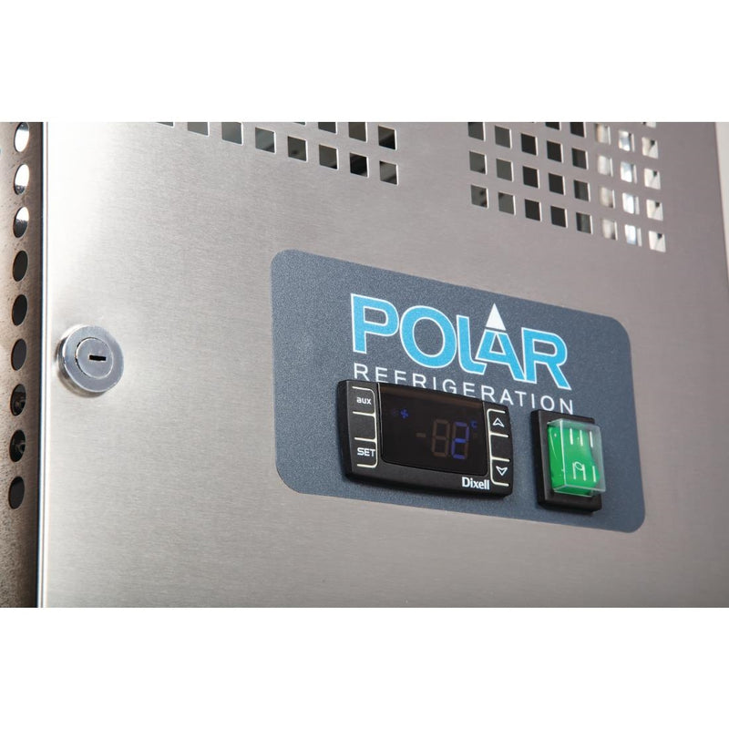 Polar U-Serie Doppeltür-Thekenkühlschrank 228Ltr