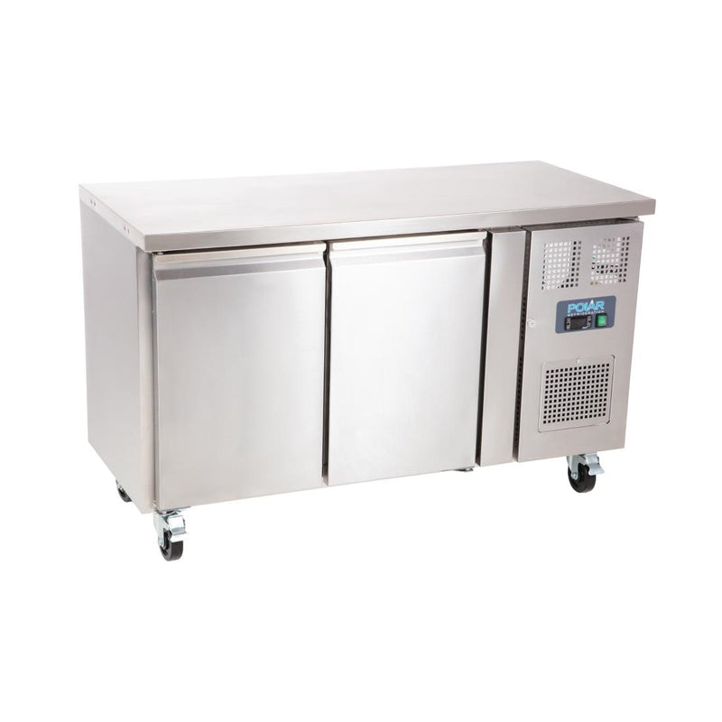 Polar U-Serie Doppeltür-Thekenkühlschrank 228Ltr