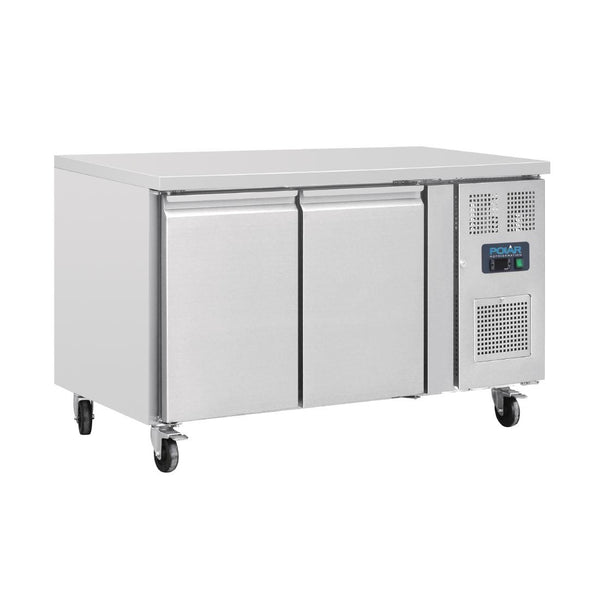 Polar U-Serie Doppeltür-Thekenkühlschrank 228Ltr