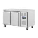 Polar U-Series Double Door Counter Fridge 228Ltr