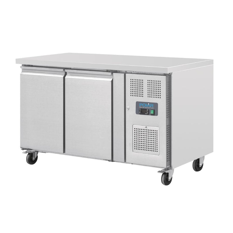 Polar U-Serie Doppeltür-Thekenkühlschrank 228Ltr