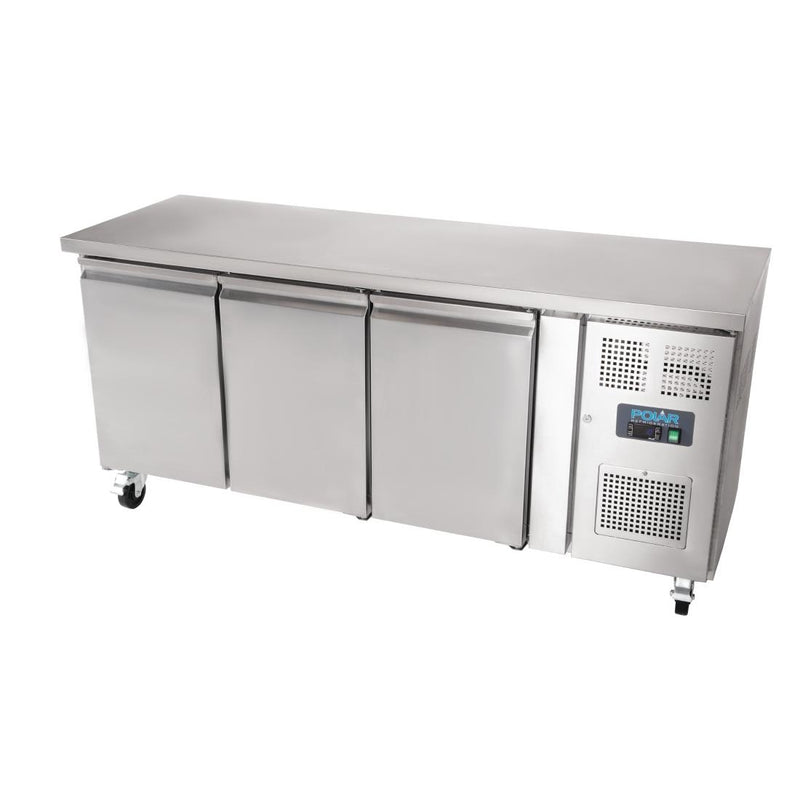 Polar U-Serie Dreitür-Thekenkühlschrank 339Ltr