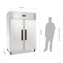 Polar G-Serie Standkühlschrank mit Doppeltür, 1200 l