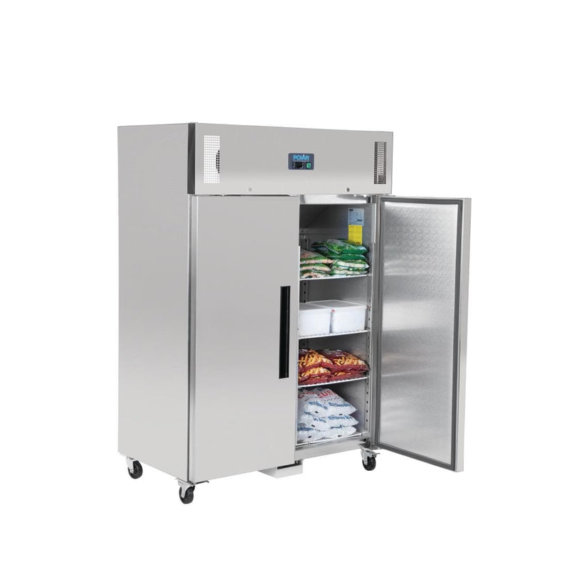 Polar G-Serie Stand-Gefrierschrank mit Doppeltür, 1200 l