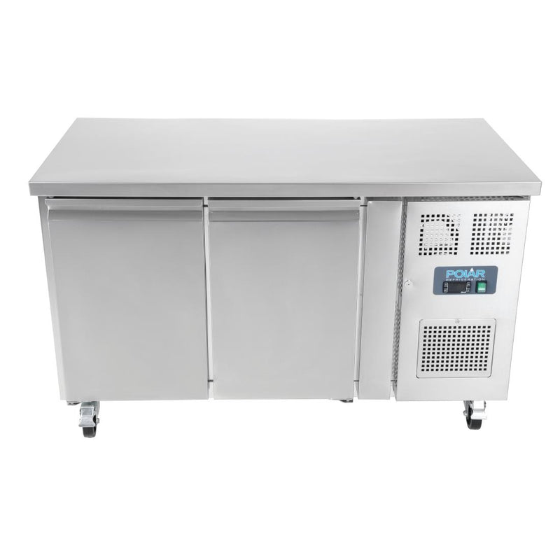 Polar U-Serie Doppeltür-Thekenkühlschrank 282Ltr