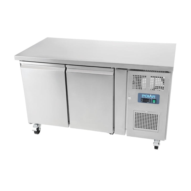 Polar U-Serie Doppeltür-Thekenkühlschrank 282Ltr