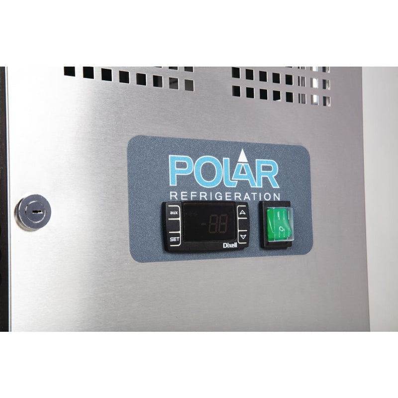 Polar U-Serie Doppeltür-Thekenkühlschrank 282Ltr