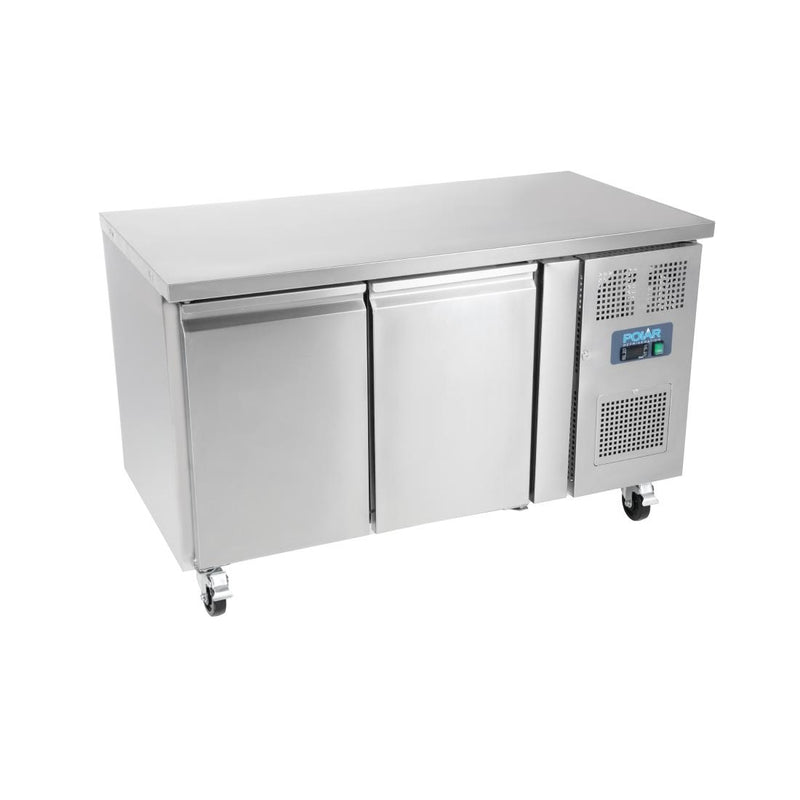 Polar U-Serie Doppeltür-Thekenkühlschrank 282Ltr