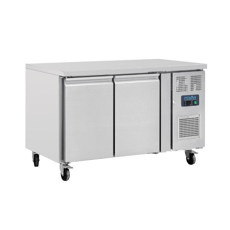 Polar U-Serie Doppeltür-Thekenkühlschrank 282Ltr