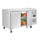 Polar U-Series Double Door Counter Freezer 282Ltr