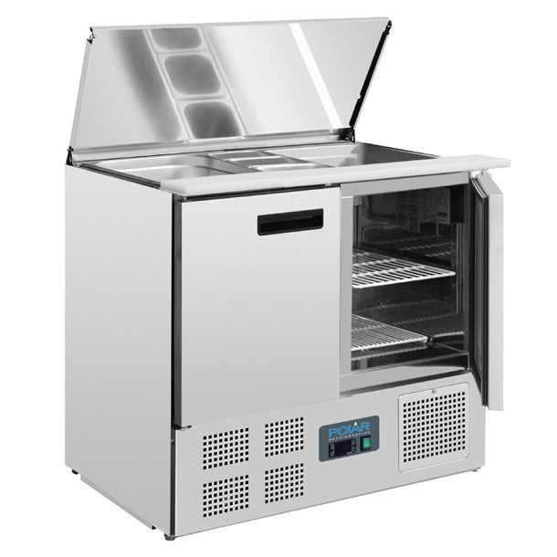 Polar G-Serie Saladette-Thekenkühlschrank 240Ltr