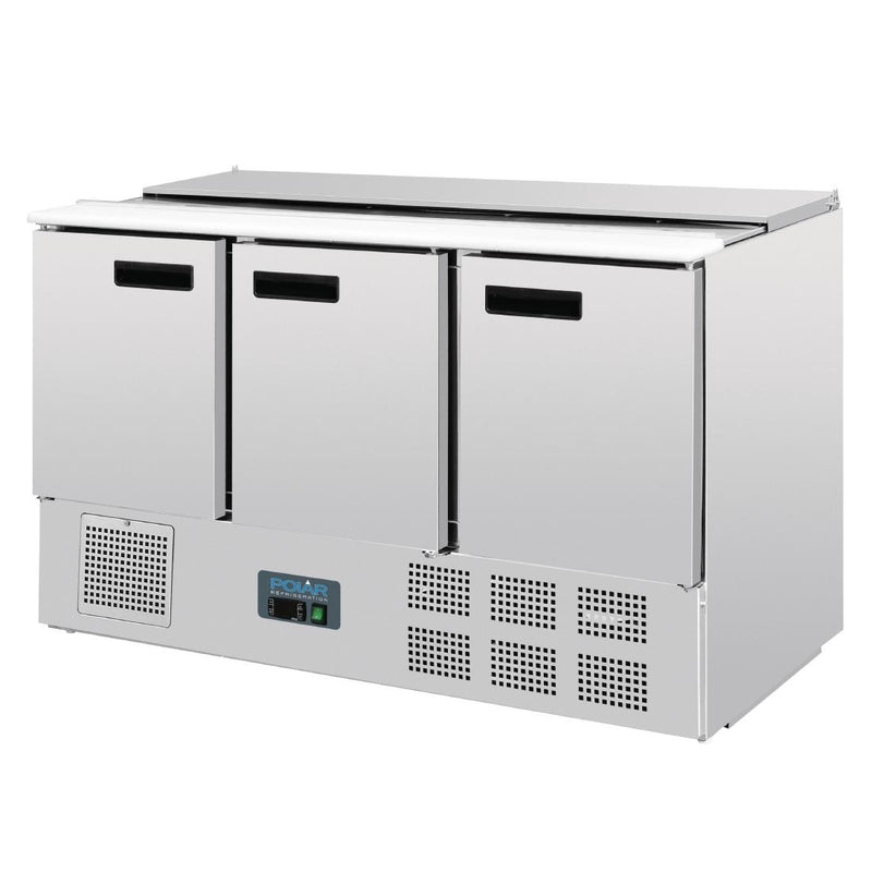 Polar G-Serie Saladette-Thekenkühlschrank 368Ltr