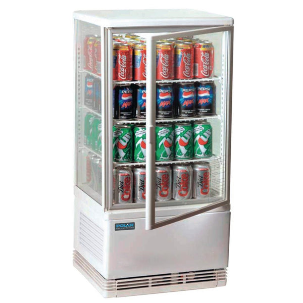 Polar C-Serie Display-Kühlschrank, 68 l, Weiß