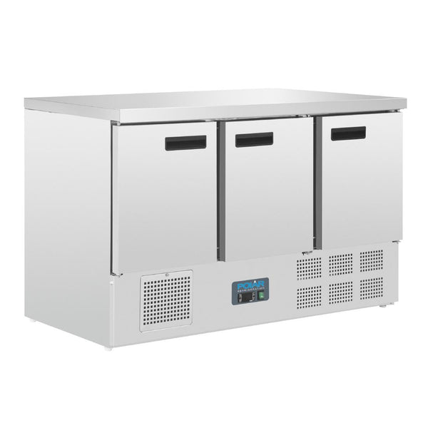 Polar G-Serie Dreitür-Thekenkühlschrank 368Ltr 