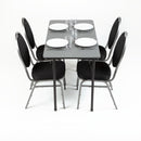 Bolero ABS rechteckiger Klapptisch, grau, 1,2 m (einzeln)