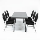 Bolero ABS Rechteckiger Klapptisch Grau 5ft