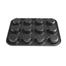Vogue Carbon Steel Non-Stick Muffin Tray 12 Cup