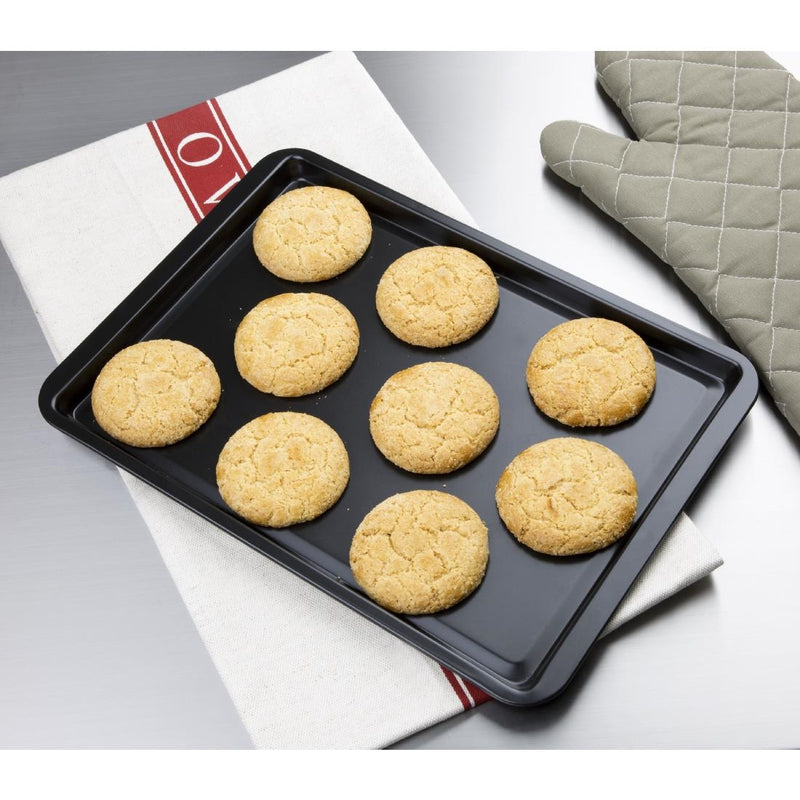 Vogue Non-Stick Carbon Steel Baking Tray 370 x 257mm