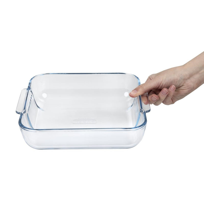 Pyrex quadratischer Glasbräter 210 mm
