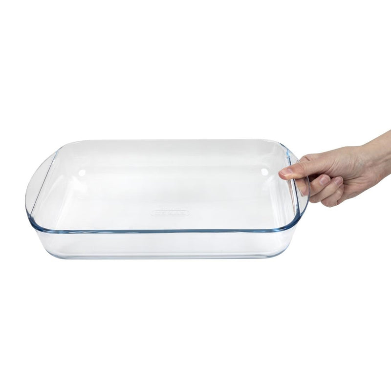 Pyrex rechteckiger Glasbräter 350 mm