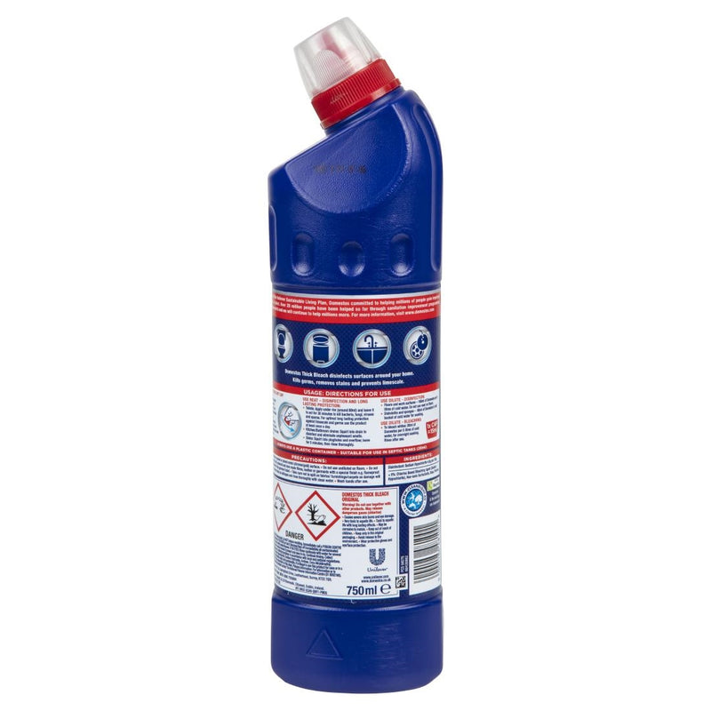 Domestos Professional Original Bleichkonzentrat, 750 ml, 9 Stück