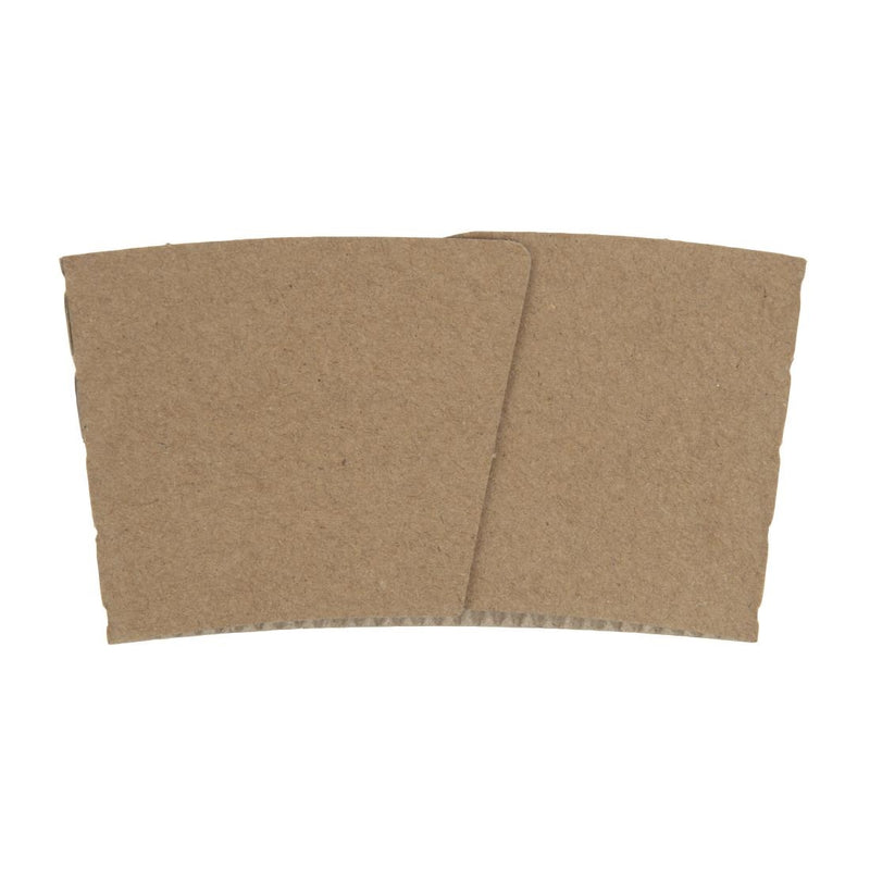 Fiesta Recyclable Corrugated Cup Sleeves for 8oz Cup (Pack of 1000)