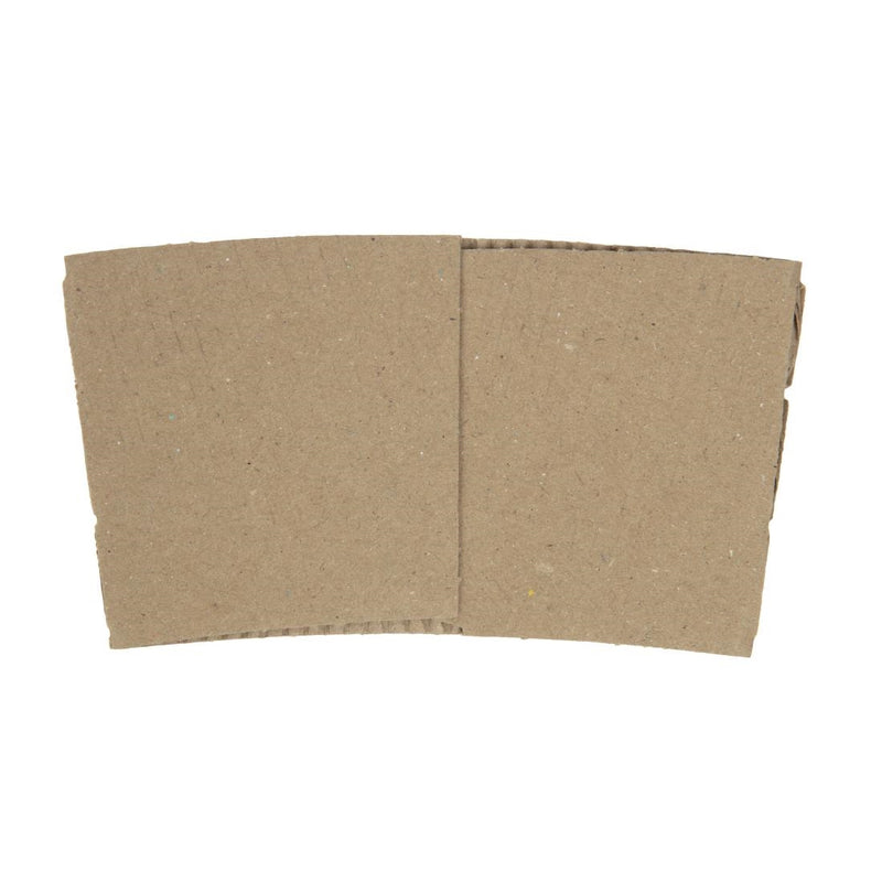 Fiesta Compostable Corrugated Cup Sleeves for 12/16oz Cups (Pack of 1000)