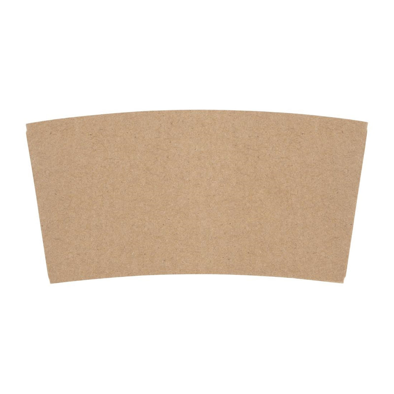 Fiesta Compostable Corrugated Cup Sleeves for 12/16oz Cups (Pack of 1000)