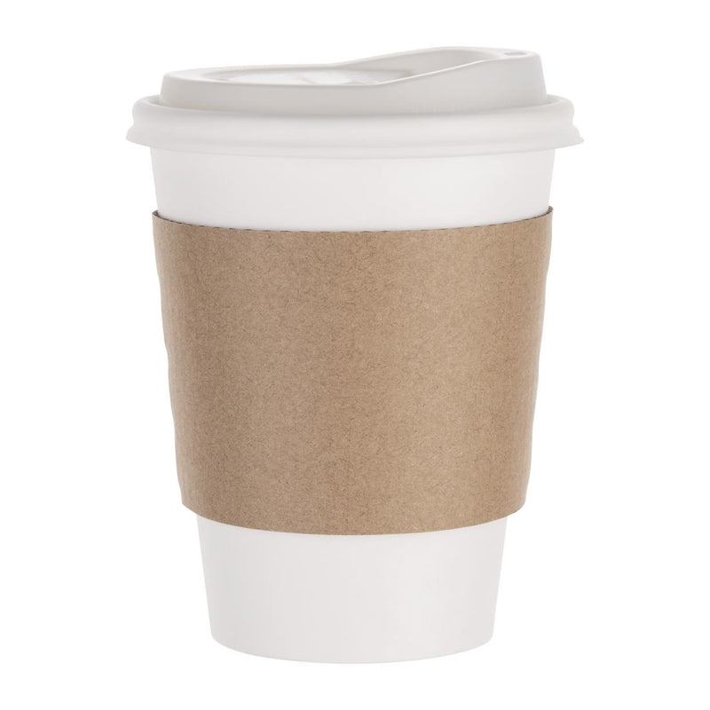 Fiesta Compostable Corrugated Cup Sleeves for 12/16oz Cups (Pack of 1000)