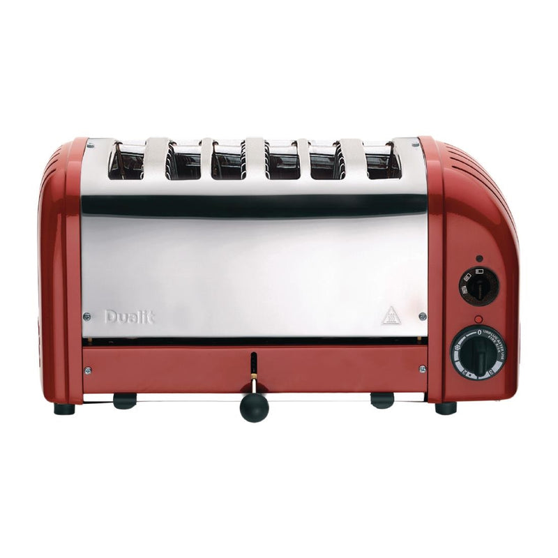 Dualit 6-Scheiben-Vario-Toaster Rot 60154