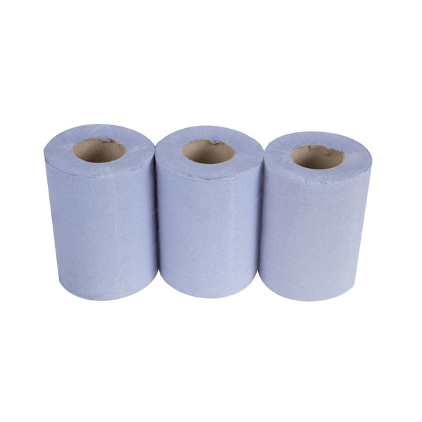 Jantex Blue Mini Centerfeed-Rollen, 1-lagig (12er-Pack)