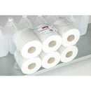 Jantex Centrefeed White Rolls 1-Ply 288m (Pack of 6)