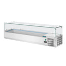 Réfrigérateur de préparation de comptoir Polar série G 5x 1/3GN et 1x 1/2GN