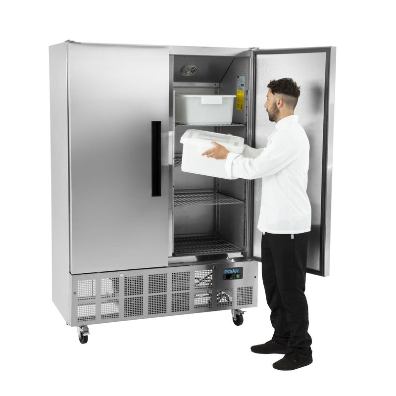 Polar G-Serie Slimline-Gefrierschrank mit Doppeltür, 960 l