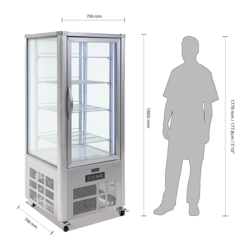 Polar G-Serie Patisserie-Displaykühlschrank 400Ltr