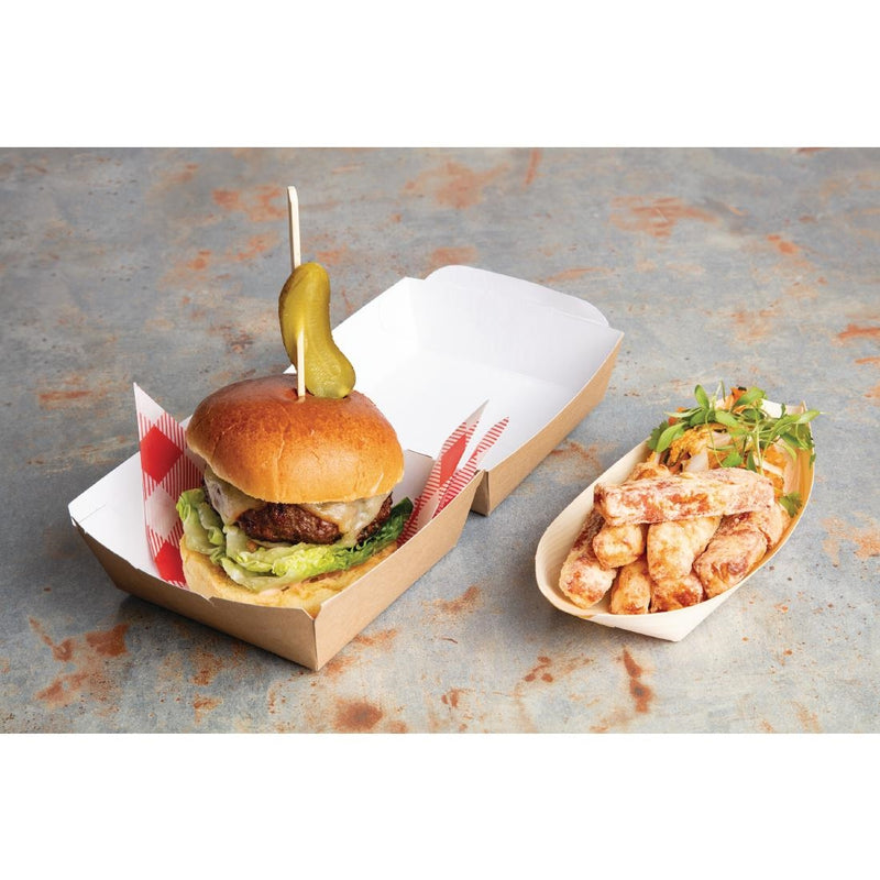 Colpac Compostable Kraft Burger Boxes Small 108mm (Pack of 250)